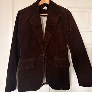 J. Crew Dark Brown Corduroy Jacket